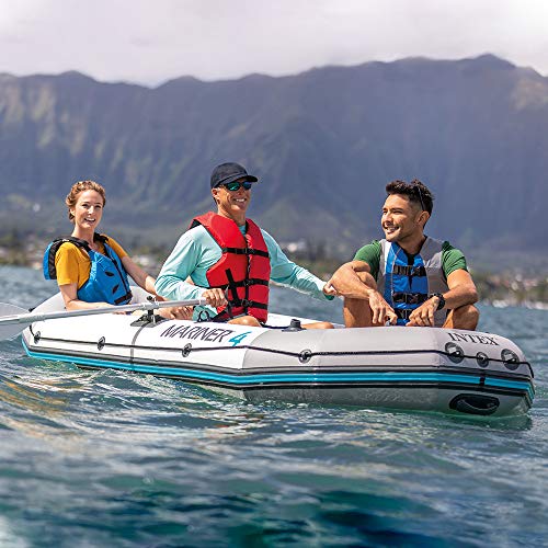 Intex 68376NP - Barca Hinchable Mariner 4 con 2 Remos 328 x 145 x 48 cm Intex 68376NP - Barca Hinchable Mariner 4 con 2 Remos 328 x 145 x 48 cm
