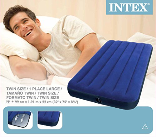 Intex 68757 - Colchón hinchable Classic individual 99 x 191 x 22 cm Intex 68757 - Colchón hinchable Classic individual 99 x 191 x 22 cm