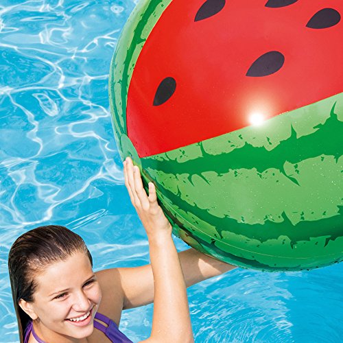 Intex - Pelota hinchable con diseño de sandía, 107 cm (58071) Intex - Pelota hinchable con diseño de sandía, 107 cm (58071)