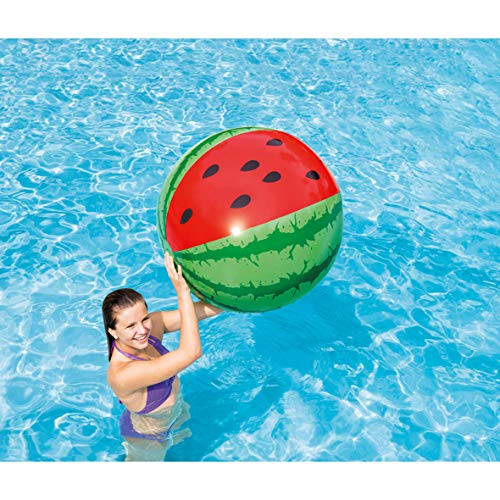 Intex - Pelota hinchable con diseño de sandía, 107 cm (58071) Intex - Pelota hinchable con diseño de sandía, 107 cm (58071)