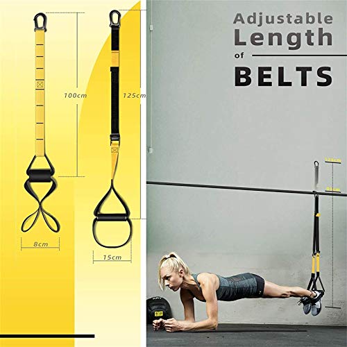 INTEY Entrenamiento en Suspensión, Bandas Elásticas Fitness, Mejora la Flexibilidad y el Equilibrio, Adecuado para Entrenamiento Muscular, Entrenamiento Central, Ejercicio Aeróbico INTEY Entrenamiento en Suspensión, Bandas Elásticas Fitness, Mejora la Flexibilidad y el Equilibrio, Adecuado para Entrenamiento Muscular, Entrenamiento Central, Ejercicio Aeróbico