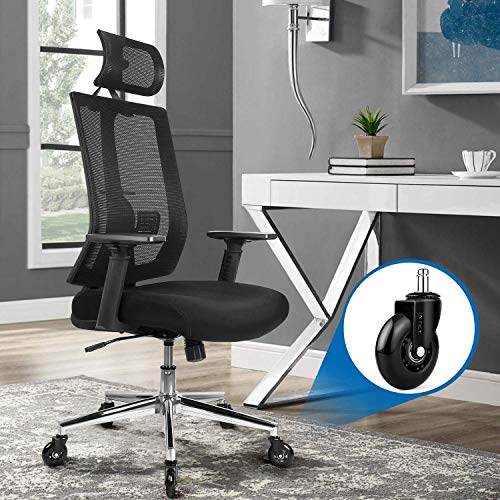 INTEY Ruedas para Silla Oficina (5 pcs) Seguro para Todos los Suelos Incluida la Madera Dura, Ventajas de fácil de Instalar, Alta Carga, silencioso y Suave INTLZ01 INTEY Ruedas para Silla Oficina (5 pcs) Seguro para Todos los Suelos Incluida la Madera Dura, Ventajas de fácil de Instalar, Alta Carga, silencioso y Suave INTLZ01