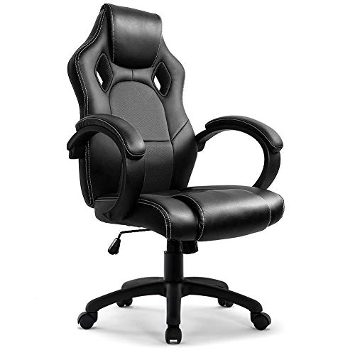 IntimaTe WM Heart Silla de Escritorio de Oficina de PU, Silla Gaming Giratorio del Ordenador, Ergonomico Altura Ajustable y Inclinable