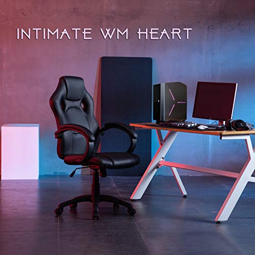 IntimaTe WM Heart Silla de Escritorio de Oficina de PU, Silla Gaming Giratorio del Ordenador, Ergonomico Altura Ajustable y Inclinable