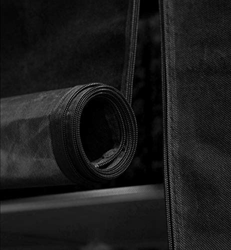 Intirilife Armario Tela Plegable 150x175x45 cm in Negro Cuervo – Guardar Ropa Organizador de Textil Tela Portátil con Cremallera y Barra de Armario per Colgar – Closet Estanteria Exterior Intirilife Armario Tela Plegable 150x175x45 cm in Negro Cuervo – Guardar Ropa Organizador de Textil Tela Portátil con Cremallera y Barra de Armario per Colgar – Closet Estanteria Exterior
