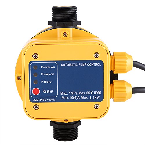 IP65 220 V controlador de presión bomba de agua presostato automático electrónico controlador de presión con Gauge casa accesorio Apto para todo tipo de bombas IP65 220 V controlador de presión bomba de agua presostato automático electrónico controlador de presión con Gauge casa accesorio Apto para todo tipo de bombas