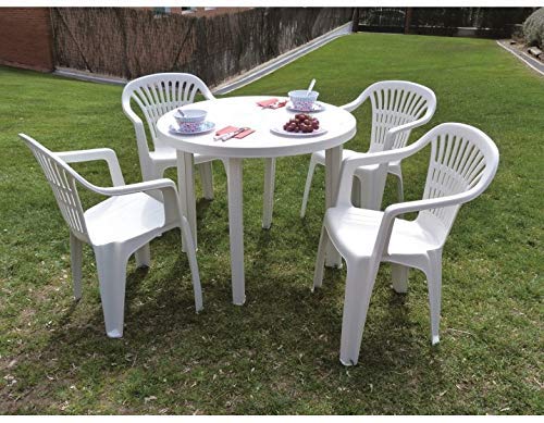 IPAE PROGARDEN Sillon Respaldo BAJO SCILLA Blanco, 54 x 53 x 80 IPAE PROGARDEN Sillon Respaldo BAJO SCILLA Blanco, 54 x 53 x 80