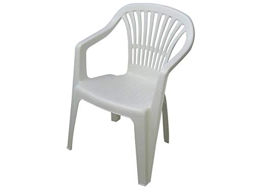 IPAE PROGARDEN Sillon Respaldo BAJO SCILLA Blanco, 54 x 53 x 80 IPAE PROGARDEN Sillon Respaldo BAJO SCILLA Blanco, 54 x 53 x 80