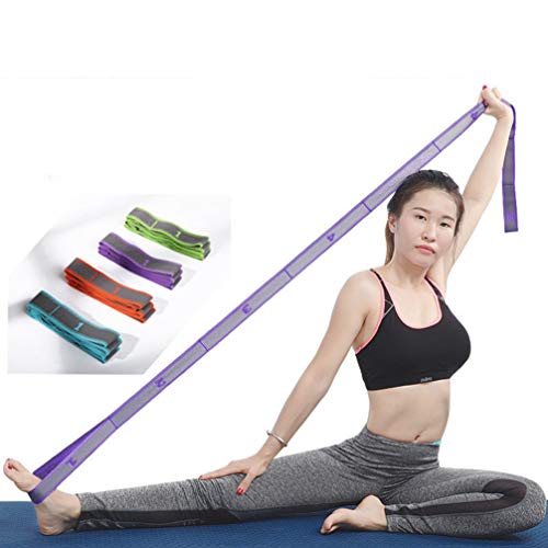 iplusmile Correa Elástica de Yoga Yoga Multifuncional Pilates Cuerdas de Tracción con Estiramiento de Isquiotibiales para Mujeres Damas Principiantes Azul iplusmile Correa Elástica de Yoga Yoga Multifuncional Pilates Cuerdas de Tracción con Estiramiento de Isquiotibiales para Mujeres Damas Principiantes Azul