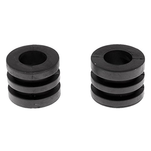 IPOTCH Set de 16 Piezas Tampón de Goma para Barras de Jugador para Fútbol de Mesa - 16 mm para Mesa de futbolín de 1,4 m