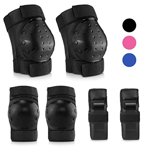 IPSXP Rodillera Patinaje, Almohadillas para Rodillas Codo Muñeca Niños Adolescente Seguridad en la Protecciones para Monopatín, Skate, Patines, Patinaje, Scooter, Bicicleta (45-57.5 kg) IPSXP Rodillera Patinaje, Almohadillas para Rodillas Codo Muñeca Niños Adolescente Seguridad en la Protecciones para Monopatín, Skate, Patines, Patinaje, Scooter, Bicicleta (45-57.5 kg)