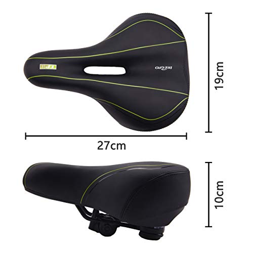 IREGRO Sillines de Bicicleta Asiento Acolchado con cojín Suave-Cojín de Asiento de Bicicleta de Repuesto con Cubierta Resistente al Agua y al Polvo para Bicicletas demontaña y Bicicletas de Ciudad IREGRO Sillines de Bicicleta Asiento Acolchado con cojín Suave-Cojín de Asiento de Bicicleta de Repuesto con Cubierta Resistente al Agua y al Polvo para Bicicletas demontaña y Bicicletas de Ciudad