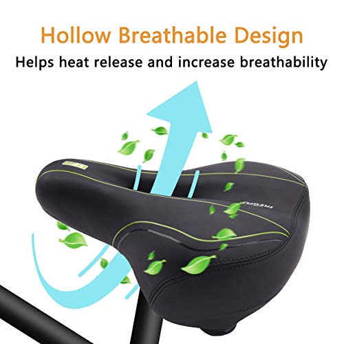 IREGRO Sillines de Bicicleta Asiento Acolchado con cojín Suave-Cojín de Asiento de Bicicleta de Repuesto con Cubierta Resistente al Agua y al Polvo para Bicicletas demontaña y Bicicletas de Ciudad IREGRO Sillines de Bicicleta Asiento Acolchado con cojín Suave-Cojín de Asiento de Bicicleta de Repuesto con Cubierta Resistente al Agua y al Polvo para Bicicletas demontaña y Bicicletas de Ciudad