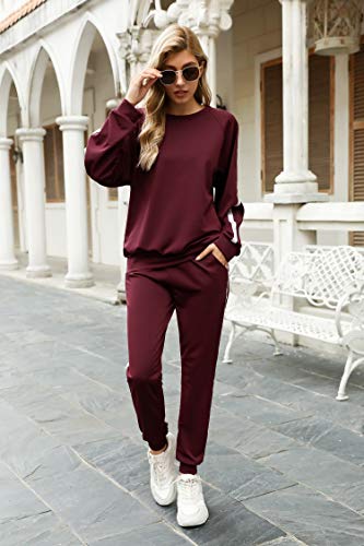 Irevial Conjunto Deporte Mujer, Chándal Mujer Completo 2 Piezas, Ropa Manga Larga de Casa Casual de Otoño Invierno, Conjunto Deportivo, Yoga, Fitness Mujer Irevial Conjunto Deporte Mujer, Chándal Mujer Completo 2 Piezas, Ropa Manga Larga de Casa Casual de Otoño Invierno, Conjunto Deportivo, Yoga, Fitness Mujer