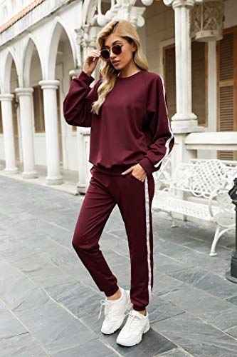 Irevial Conjunto Deporte Mujer, Chándal Mujer Completo 2 Piezas, Ropa Manga Larga de Casa Casual de Otoño Invierno, Conjunto Deportivo, Yoga, Fitness Mujer Irevial Conjunto Deporte Mujer, Chándal Mujer Completo 2 Piezas, Ropa Manga Larga de Casa Casual de Otoño Invierno, Conjunto Deportivo, Yoga, Fitness Mujer