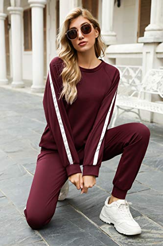 Irevial Conjunto Deporte Mujer, Chándal Mujer Completo 2 Piezas, Ropa Manga Larga de Casa Casual de Otoño Invierno, Conjunto Deportivo, Yoga, Fitness Mujer Irevial Conjunto Deporte Mujer, Chándal Mujer Completo 2 Piezas, Ropa Manga Larga de Casa Casual de Otoño Invierno, Conjunto Deportivo, Yoga, Fitness Mujer