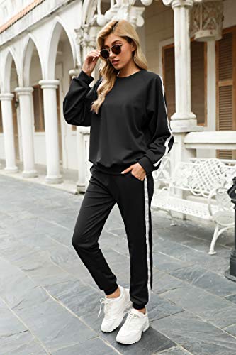 Irevial Conjunto Deporte Mujer, Chándal Mujer Completo 2 Piezas, Ropa Manga Larga de Casa Casual de Otoño Invierno, Conjunto Deportivo, Yoga, Fitness Mujer Irevial Conjunto Deporte Mujer, Chándal Mujer Completo 2 Piezas, Ropa Manga Larga de Casa Casual de Otoño Invierno, Conjunto Deportivo, Yoga, Fitness Mujer