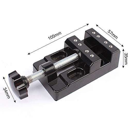Iriisy Mini abrazadera plana abrazadera de banco de mandíbula prensa de taladro tornillo de banco de mesa paralela herramienta de talla artesanal para escultura DIY Iriisy Mini abrazadera plana abrazadera de banco de mandíbula prensa de taladro tornillo de banco de mesa paralela herramienta de talla artesanal para escultura DIY