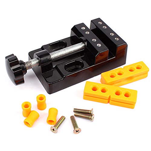 Iriisy Mini abrazadera plana abrazadera de banco de mandíbula prensa de taladro tornillo de banco de mesa paralela herramienta de talla artesanal para escultura DIY Iriisy Mini abrazadera plana abrazadera de banco de mandíbula prensa de taladro tornillo de banco de mesa paralela herramienta de talla artesanal para escultura DIY