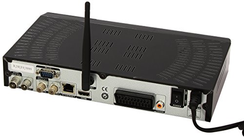 IRIS 9700 COMBO - Receptor satélite (WiFi, HDMi, DVB-T2), color negro