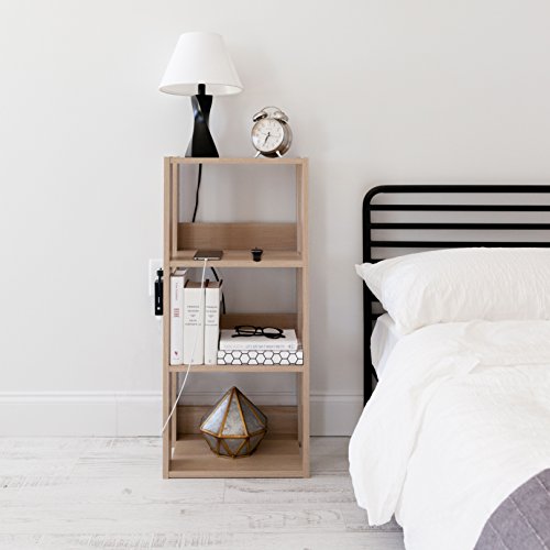 Iris Ohyama, Estante de 3 compartimentos, Unidad de almacenamiento de 3 niveles en madera - Open Wood Rack OWR-400 - Roble claro, L40 x P29,3 x A87,9 cm Iris Ohyama, Estante de 3 compartimentos, Unidad de almacenamiento de 3 niveles en madera - Open Wood Rack OWR-400 - Roble claro, L40 x P29,3 x A87,9 cm