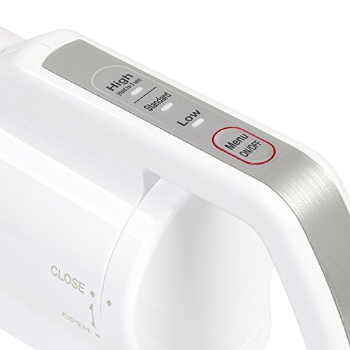 Iris Ohyama Quit, aspirador anti ácaros/antibacteriano para colchones, almohadas, sofás, alfombras-Quilt Cleaner-IC-FAC2, blanco, Plastic, 24,5 x 13 x 41 cm Iris Ohyama Quit, aspirador anti ácaros/antibacteriano para colchones, almohadas, sofás, alfombras-Quilt Cleaner-IC-FAC2, blanco, Plastic, 24,5 x 13 x 41 cm