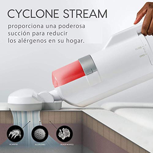 Iris Ohyama Quit, aspirador anti ácaros/antibacteriano para colchones, almohadas, sofás, alfombras-Quilt Cleaner-IC-FAC2, blanco, Plastic, 24,5 x 13 x 41 cm Iris Ohyama Quit, aspirador anti ácaros/antibacteriano para colchones, almohadas, sofás, alfombras-Quilt Cleaner-IC-FAC2, blanco, Plastic, 24,5 x 13 x 41 cm