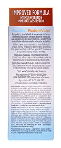 ISDIN - Fotoprotector Fusion Water Pediatrics SPF 50 - Protector solar facial para niños, 50 ml