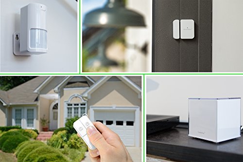 iSmart Alarm Paquete inteligente de seguridad para el estudios y apartamentos de 1 dormitorio, Blanco iSmart Alarm Paquete inteligente de seguridad para el estudios y apartamentos de 1 dormitorio, Blanco