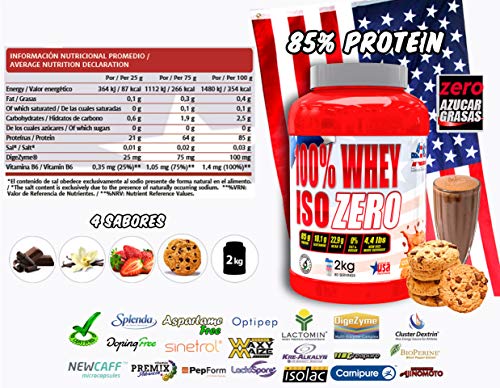 Iso Zero proteína American Suplement - 2kg - Cookies …