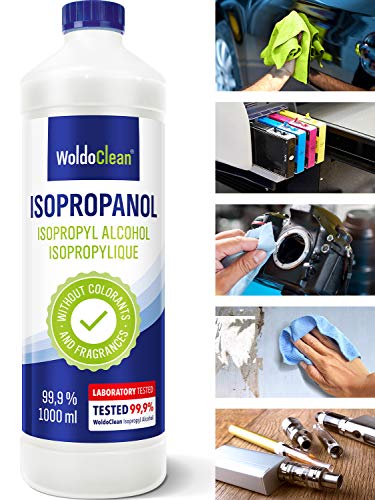 Isopropilico Alcohol 99,9% Limpieza y pulverizar - 1.000ml Isopropilico Alcohol 99,9% Limpieza y pulverizar - 1.000ml