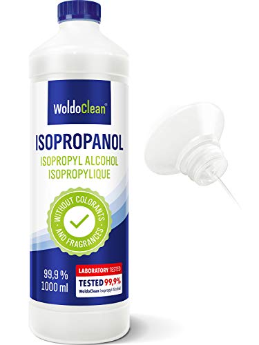 Isopropilico Alcohol 99,9% Limpieza y pulverizar - 1.000ml Isopropilico Alcohol 99,9% Limpieza y pulverizar - 1.000ml