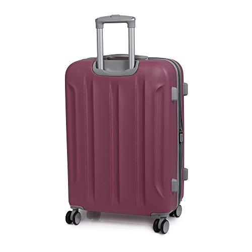 it luggage Proteus 8 Wheel Hard Shell Single Expander Suitcase with TSA Lock Maleta, 54 cm, 47 Liters, Rosa (Malaga)