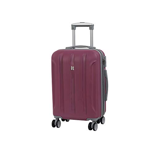 it luggage Proteus 8 Wheel Hard Shell Single Expander Suitcase with TSA Lock Maleta, 54 cm, 47 Liters, Rosa (Malaga)