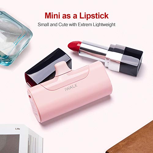 iWALK Mini Cargador Portátil, Banco de Energía Ultra Compacto de 4500 mAh, Batería Externa Pequeña y Linda Compatible con iPhone 11 Pro/XS MAX/XR/X / 8/7/6 / Plus,AirPods y Más iWALK Mini Cargador Portátil, Banco de Energía Ultra Compacto de 4500 mAh, Batería Externa Pequeña y Linda Compatible con iPhone 11 Pro/XS MAX/XR/X / 8/7/6 / Plus,AirPods y Más