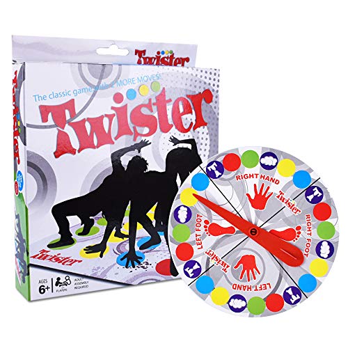 IWILCS Twister Juego, tapete de Juego Infantil, Juego de Fiesta, Juegos de Habilidad para niños y Adultos, Manta de Juegos de Mesa