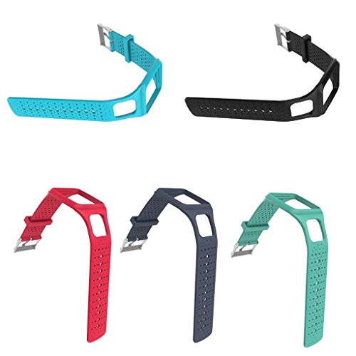 Ixkbiced Banda para Tomtom 1 Multi-Sport GPS HRM CSS Am Cardio Runner Reloj Silicona Correa Suave Pulsera Pulsera Ixkbiced Banda para Tomtom 1 Multi-Sport GPS HRM CSS Am Cardio Runner Reloj Silicona Correa Suave Pulsera Pulsera