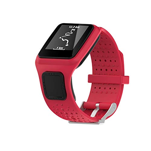 Ixkbiced Banda para Tomtom 1 Multi-Sport GPS HRM CSS Am Cardio Runner Reloj Silicona Correa Suave Pulsera Pulsera Ixkbiced Banda para Tomtom 1 Multi-Sport GPS HRM CSS Am Cardio Runner Reloj Silicona Correa Suave Pulsera Pulsera