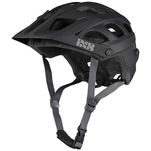 IXS RS EVO - Casco de Bicicleta de montaña para Adulto, Unisex, Color Negro, SM (54-58 cm)