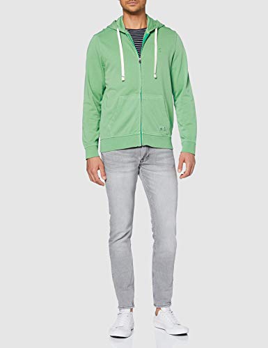 Izod Sunkissed Zip Through Hoodie Sudadera con Capucha, Verde (Green Spruce 355), M para Hombre