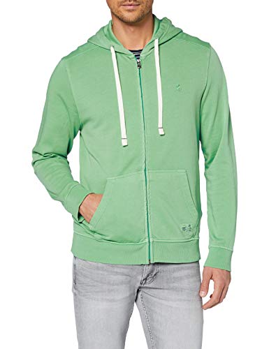 Izod Sunkissed Zip Through Hoodie Sudadera con Capucha, Verde (Green Spruce 355), M para Hombre