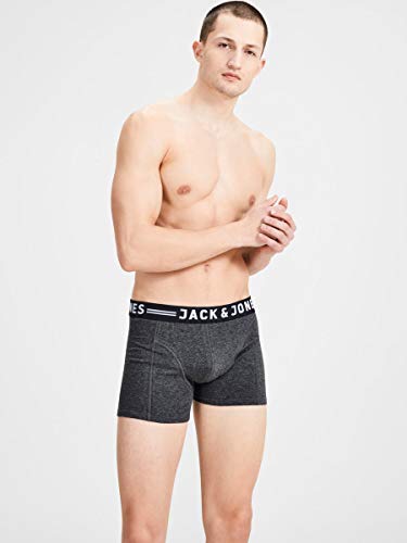 JACK & JONES JACLICHFIELD TRUNKS 3 PACK, Bóxer Hombre, Multicolor (Burgundy), X-Large