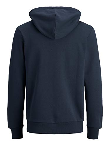 Jack & Jones Jjecorp Logo Sweat Hood Noos Capucha, Azul (Navy Blazer Detail: Reg Fit), Medium para Hombre