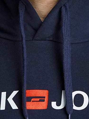 Jack & Jones Jjecorp Logo Sweat Hood Noos Capucha, Azul (Navy Blazer Detail: Reg Fit), Medium para Hombre Jack & Jones Jjecorp Logo Sweat Hood Noos Capucha, Azul (Navy Blazer Detail: Reg Fit), Medium para Hombre