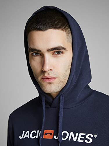 Jack & Jones Jjecorp Logo Sweat Hood Noos Capucha, Azul (Navy Blazer Detail: Reg Fit), Medium para Hombre Jack & Jones Jjecorp Logo Sweat Hood Noos Capucha, Azul (Navy Blazer Detail: Reg Fit), Medium para Hombre