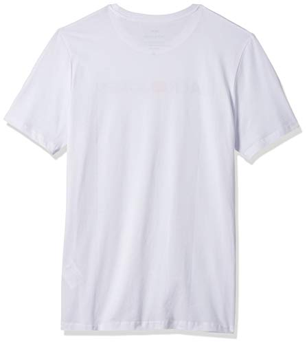 Jack & Jones Jjecorp Logo tee SS Crew Neck Noos Camiseta, Blanco (White Detail: Slim Fit), Medium para Hombre