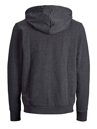Jack & Jones Jjeholmen Sweat Zip Hood Noos Sudadera, Gris (Dark Grey Melange), Large para Hombre Jack & Jones Jjeholmen Sweat Zip Hood Noos Sudadera, Gris (Dark Grey Melange), Large para Hombre