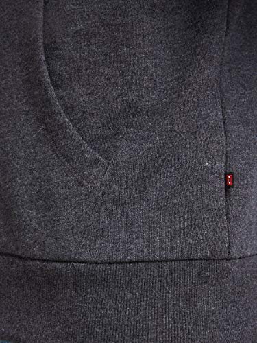 Jack & Jones Jjeholmen Sweat Zip Hood Noos Sudadera, Gris (Dark Grey Melange), Large para Hombre Jack & Jones Jjeholmen Sweat Zip Hood Noos Sudadera, Gris (Dark Grey Melange), Large para Hombre