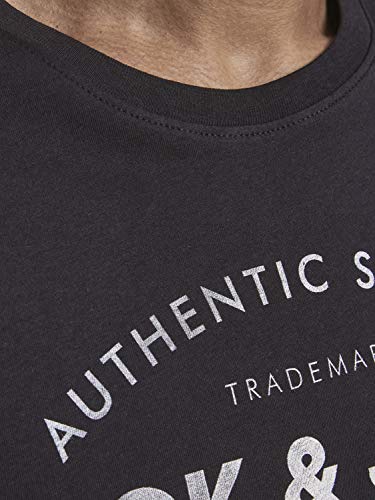 Jack & Jones JJEJEANS tee SS Crew Neck Noos 20/21 Camiseta, Negro, S para Hombre Jack & Jones JJEJEANS tee SS Crew Neck Noos 20/21 Camiseta, Negro, S para Hombre