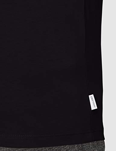 Jack & Jones Jjepocket tee SS O-Neck Noos Camiseta, Negro (Black Detail: Slim Fit), Medium para Hombre